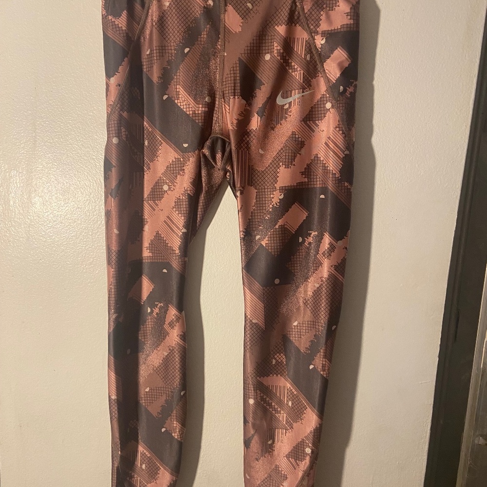 Nike Dri Fit Womens Running Pant Pink, Print